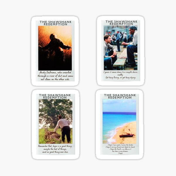 Item preview, The Shawshank Redemption HD Sticker Set / T Shirt designed and sold by Designsleashed.