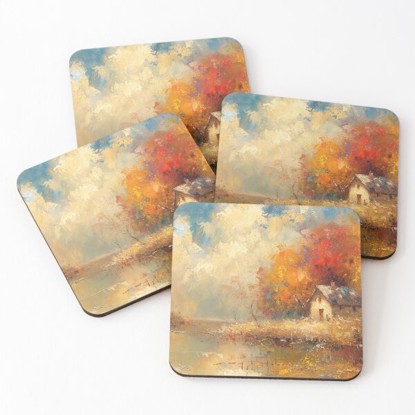 Item preview, Atmospheric Autumn Landscape designed and sold by NeoNebulaArt.