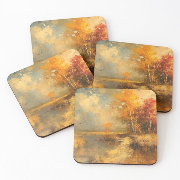 Item preview, Atmospheric Autumn Landscape designed and sold by NeoNebulaArt.