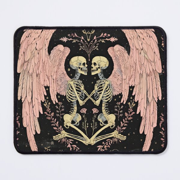 Item preview, Pink Skeleton Angels and Roses designed and sold by deathxdesign.