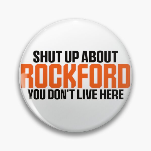 Artikelvorschau, Halt den Mund über Rockford - Aufkleber und Druck entworfen und verkauft von ItzSoapy.