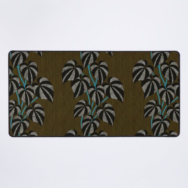 Item preview, Tropical Leaf Vine - Brown & Blue designed and sold by Sarah Thorpe Designs .