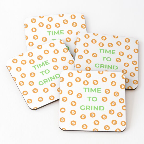 Item preview, Time to Grind Bitcoin designed and sold by xpressyourvoice.