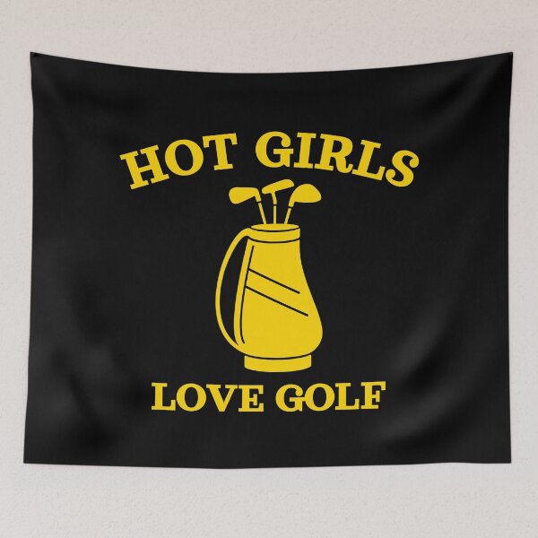 Item preview, Hot Girls Love Golf, Yellow designed and sold by UNK-Fatigues.