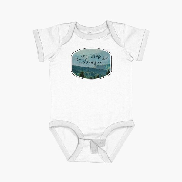 Item preview, Sunset Over Mountains - All Good Things Are Wild and Free designed and sold by OneWorldLove.