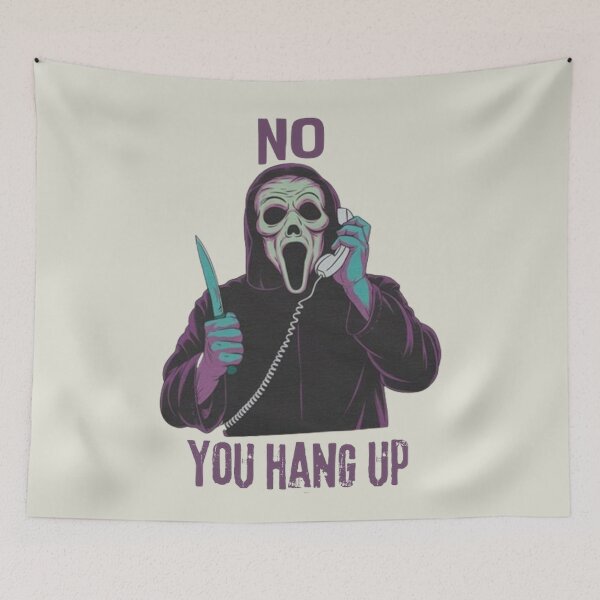 Item preview, No you hang up first! Ghostface on phone designed and sold by Vicky021.
