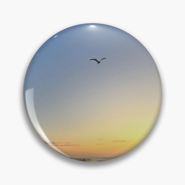 Item preview, Bird flying in the Sunrise on the beach  designed and sold by Bekahmunster.