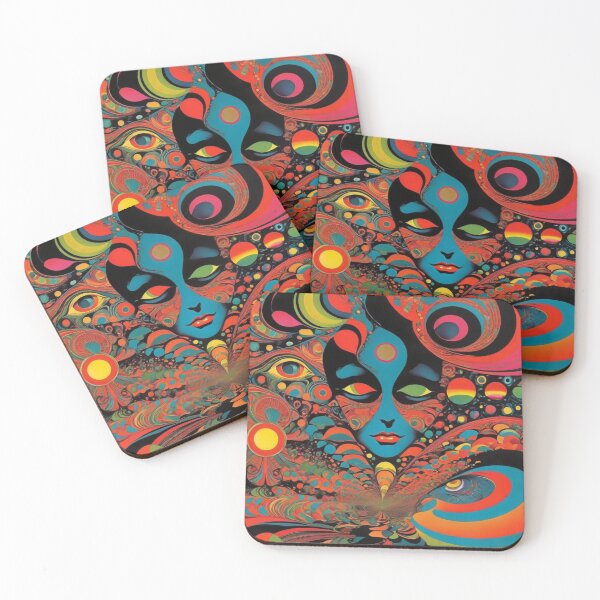 Item preview, 1960s Psychedelic Color Vibes designed and sold by HLPsychDesigns.