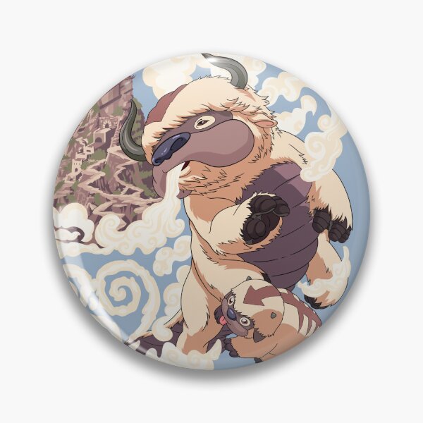 Item preview, Bisons and lemur flying in the clouds  designed and sold by MariaPencilArt.