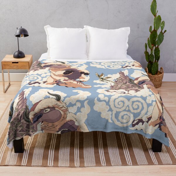 Item preview, Bisons and lemur flying in the clouds designed and sold by MariaPencilArt.