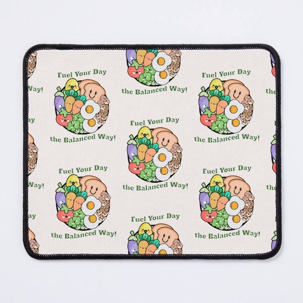 Item preview, Fuel Your Day the Balanced Way-Healthy Eating Plate designed and sold by KaysUplifting.