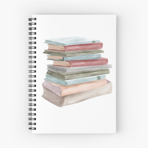 Item preview, Watercolor stack of old books,vintage style  designed and sold by Jayjaynaenae.