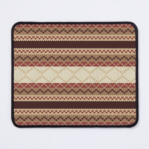 Item preview, Cozy earth tone color knitting seamless pattern designed and sold by teaw-teaw.