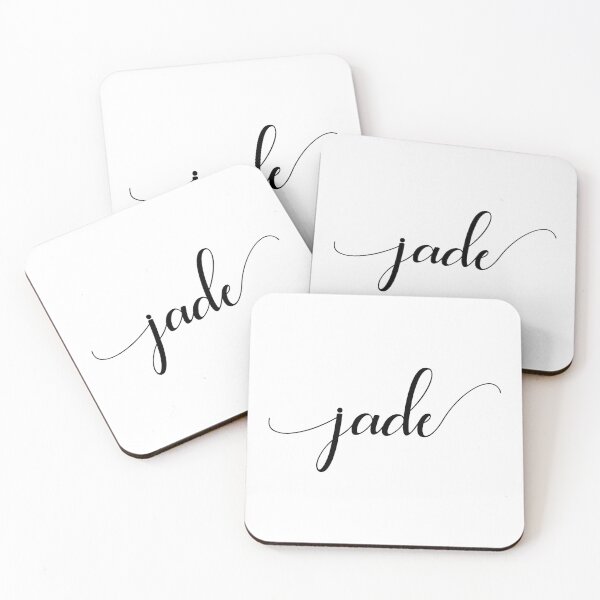 Item preview, Jade - Custom name on delicate black cursive font designed and sold by To the Lua.