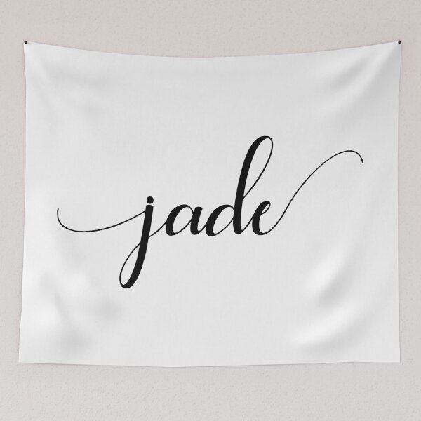 Item preview, Jade - Custom name on delicate black cursive font designed and sold by To the Lua.