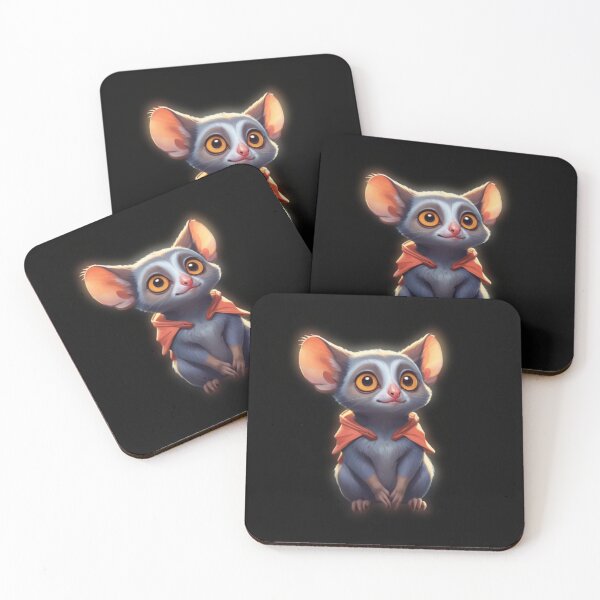 Item preview, cute bush baby designed and sold by LevonsCrazyArt.