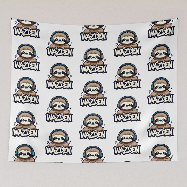 Item preview, Jammin' music loving Sloth Wazden Music designed and sold by afullerdesign.