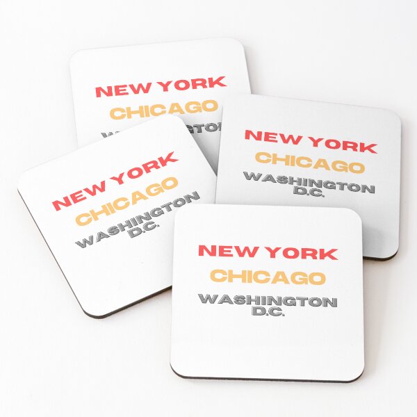 Item preview, New York - Chicago - Washington D.C. designed and sold by citmgpod.