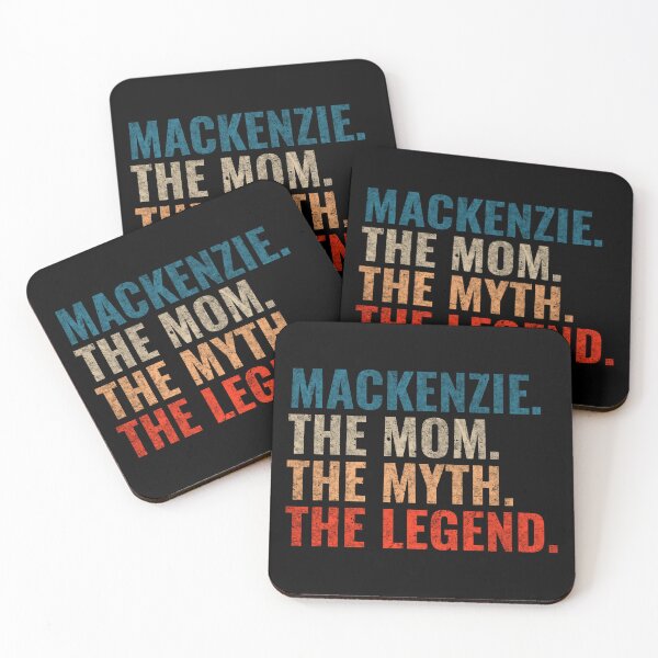 Item preview, Mackenzie The Mom The Myth The Legend Mackenzie Name Retro 70s distress designed and sold by Teelogic.