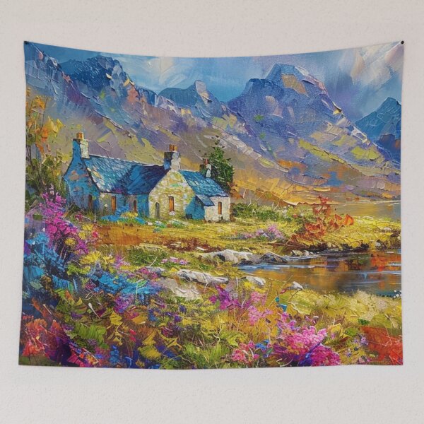 Item preview, Scottish Highlands Landscape designed and sold by Myra365Art.