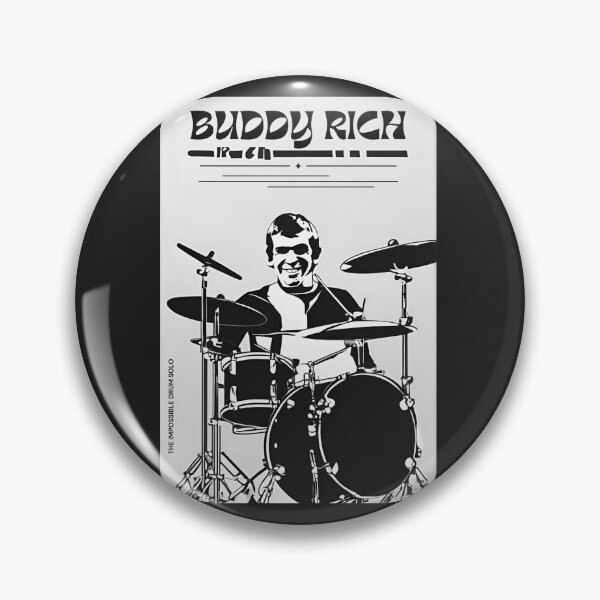 Item preview, Types of Jazz Music Vintage Drumming Buddy Rich Drummer Solo Drum Player designed and sold by wigobun.