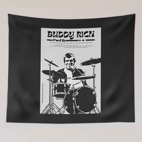 Item preview, Types of Jazz Music Vintage Drumming Buddy Rich Drummer Solo Drum Player designed and sold by wigobun.