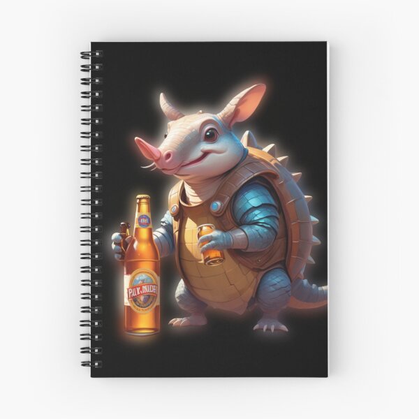 Item preview, beer drinkin dillo designed and sold by LevonsCrazyArt.