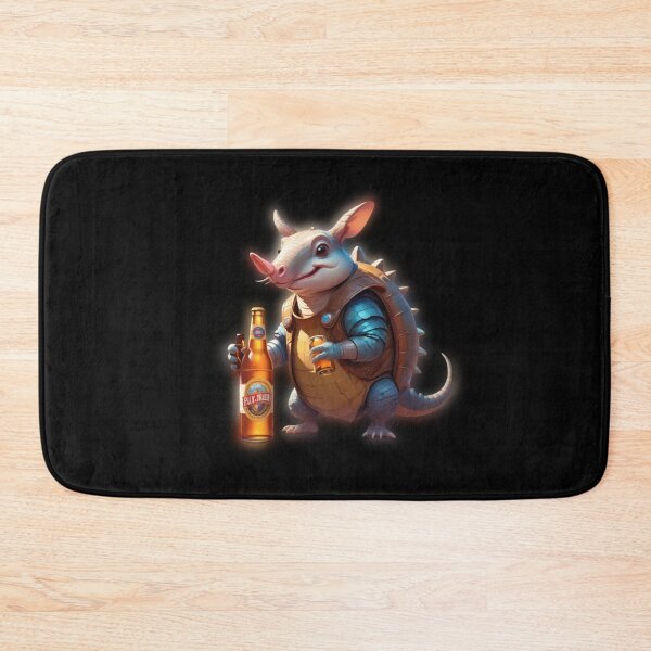 Item preview, beer drinkin dillo designed and sold by LevonsCrazyArt.