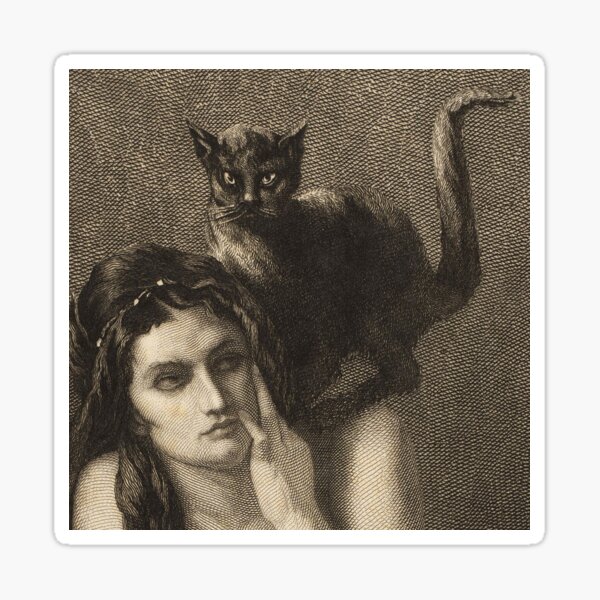 Item preview, Young woman with a cat on her shoulder designed and sold by elinaarbidane.