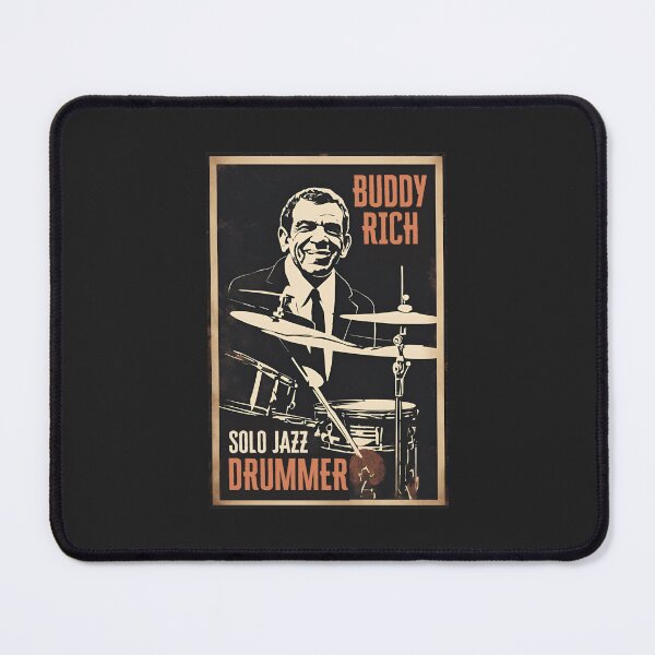 Item preview, Retro Buddy Rich Drummer Solo Drum Player Types of Jazz Music designed and sold by wigobun.