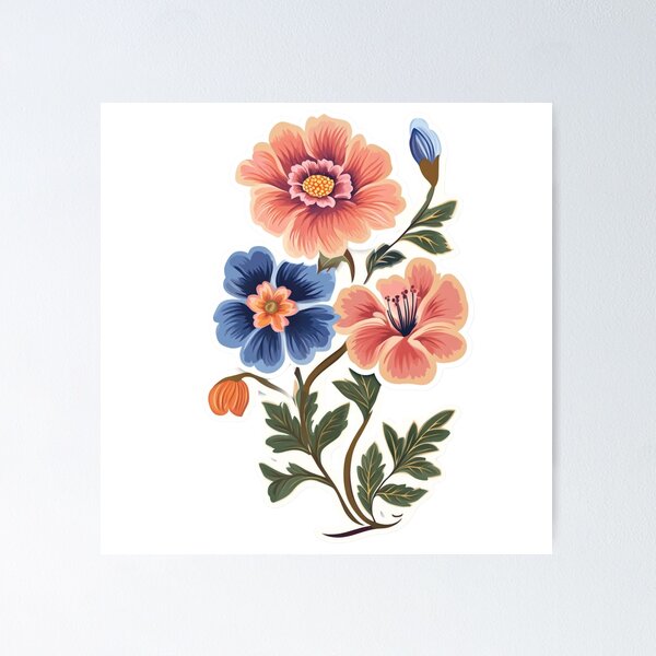 Item preview, Beautiful Floral Breeze: Sunshower and Sunsets designed and sold by HomelyFinds9.