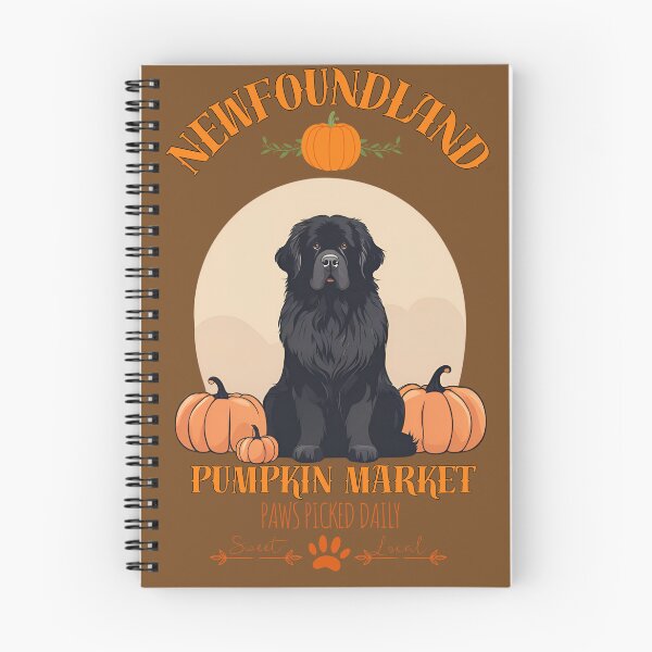 Item preview,  Pumpkin Market: newfoundland with Pumpkins and Seasonal Text designed and sold by GoodyPaws.