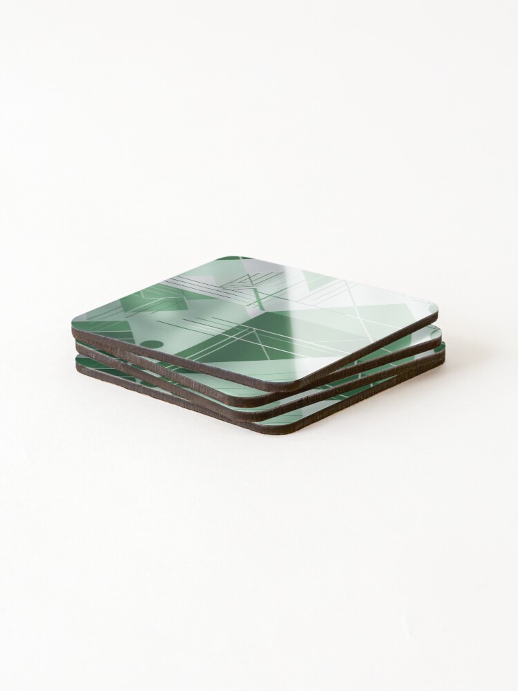 Thumbnail 4 of 5, Coasters (Set of 4), Abstract Pattern designed and sold by jkbrik.