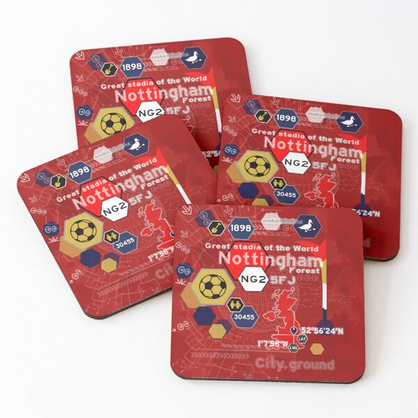 Item preview, Nottingham - Great stadiums 13 designed and sold by OneKickDuck.