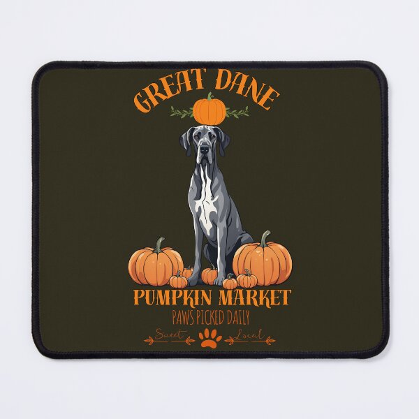 Item preview, Pumpkin Market: great dane with Pumpkins and Seasonal Text designed and sold by GoodyPaws.