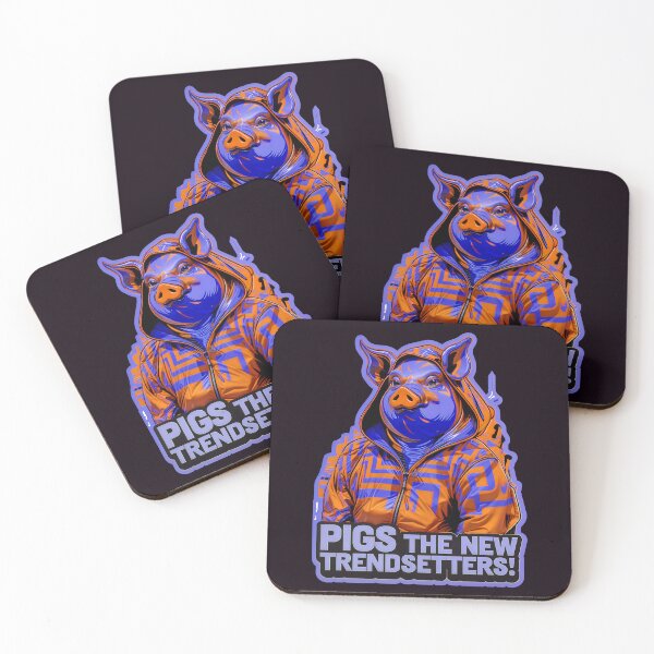 Item preview, Pigs The New Trendsetters Funny Pig Quote designed and sold by TheArtOfPat.