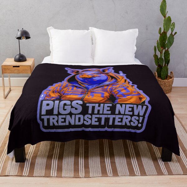 Item preview, Pigs The New Trendsetters Funny Pig Quote designed and sold by TheArtOfPat.