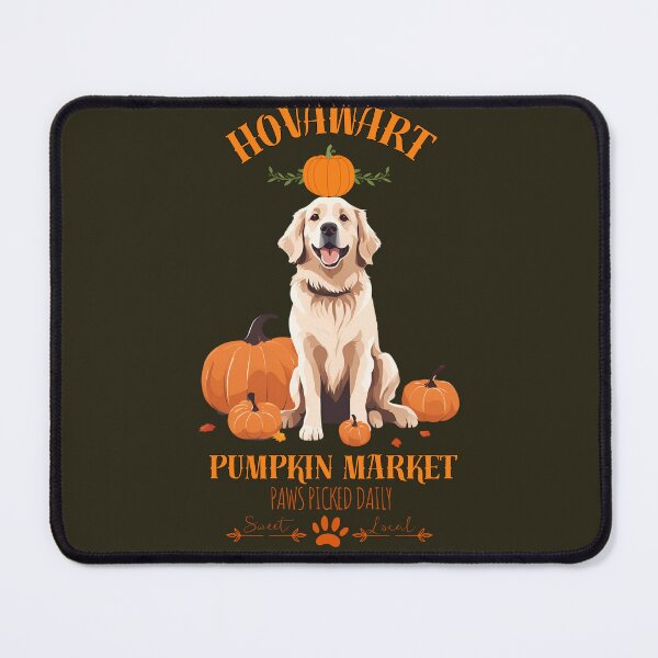 Item preview, Pumpkin Market: hovawart with Pumpkins and Seasonal Text designed and sold by GoodyPaws.