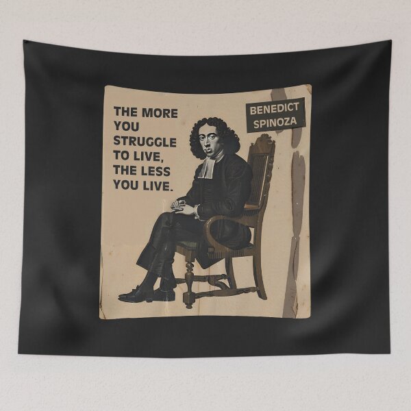 Item preview, Vintage Philosopher Benedict Spinoza Life Ethics on Stoic Perspective Stoic Baruch Spinoza designed and sold by wigobun.