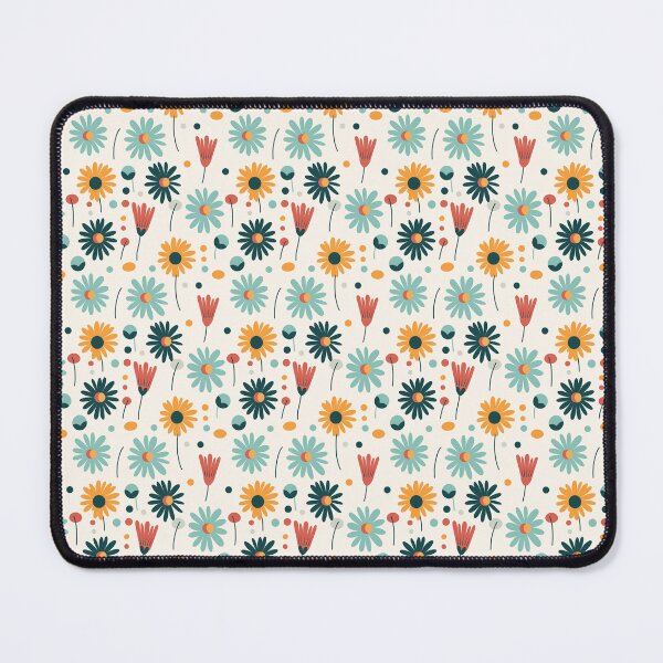 Artikelvorschau, Retro-Blumenmuster entworfen und verkauft von Tech Tones.