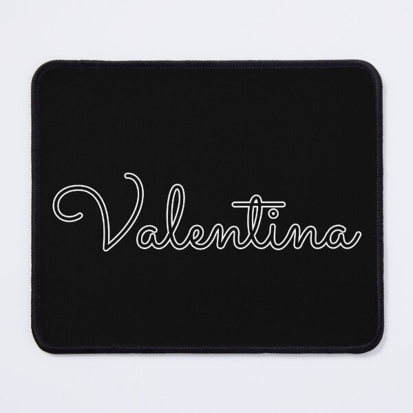 Item preview, Writing Valentina Name Label (Black) designed and sold by NormadWorld.