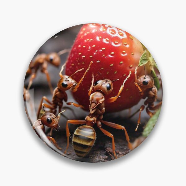 Item preview, Ants carrying a strawberry designed and sold by Corner-Distro.