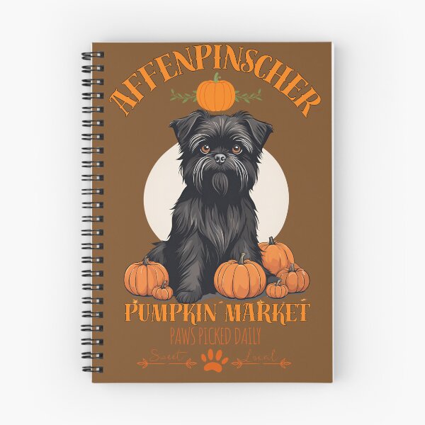 Item preview,  Pumpkin Market: affenpisncher with Pumpkins and Seasonal Text designed and sold by GoodyPaws.