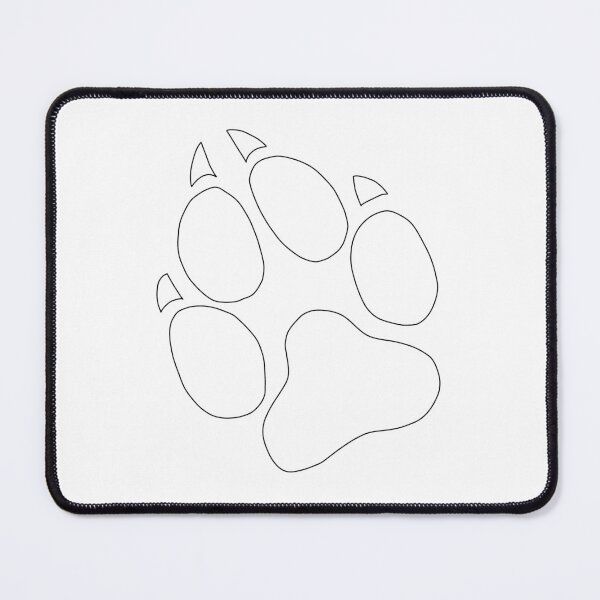 Item preview, Wolf Paw (Black Outline) designed and sold by KaneWolfMusic.