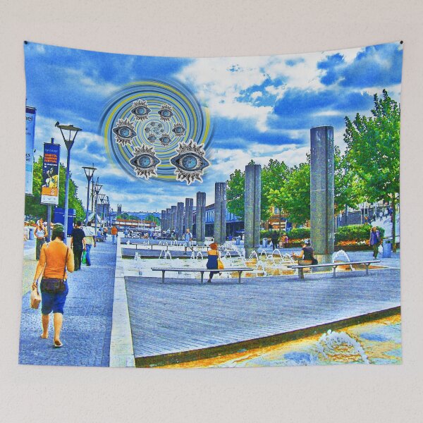Item preview, BlueSkEyeVortex/BristolCity designed and sold by Klaus Bremner (Autotelic Art).