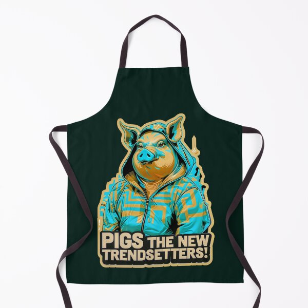 Item preview, Pigs The New Trendsetters Funny Pig Quote designed and sold by TheArtOfPat.
