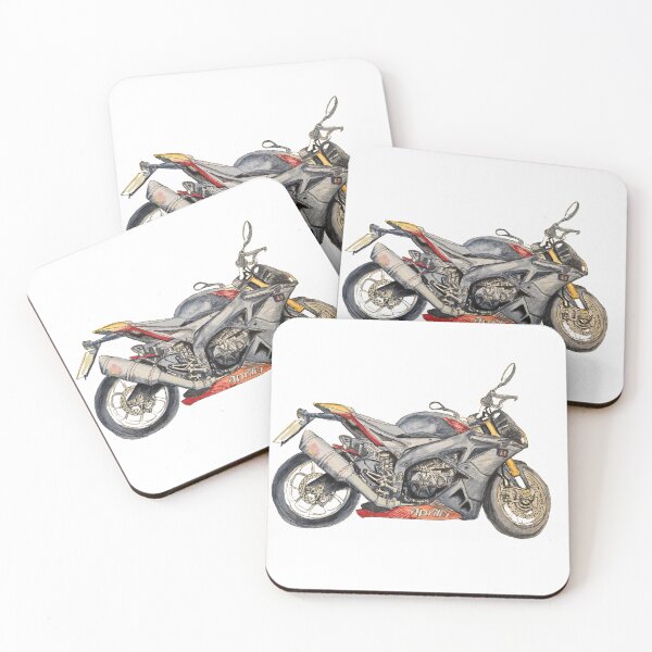 Item preview, Watercolour line and wash sports bike designed and sold by Dbostockart.