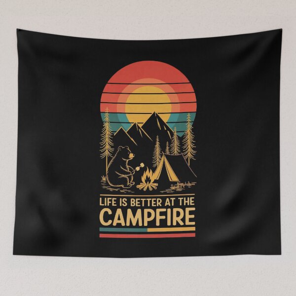 Item preview,  Life Is Better At The Campfire designed and sold by Anniko Art Studio.