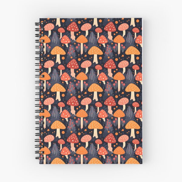 Item preview, Dark Mushroom Pattern designed and sold by Tech Tones.