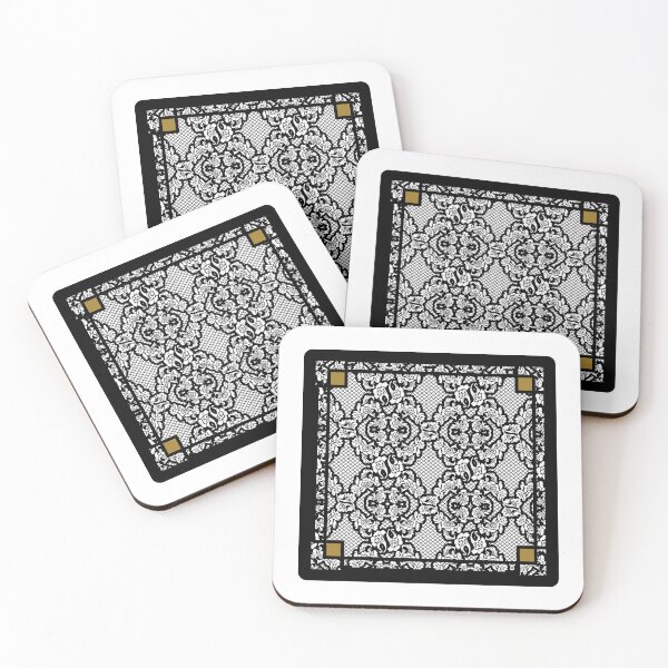 Item preview, French Lace | Black & White designed and sold by Divine Design.